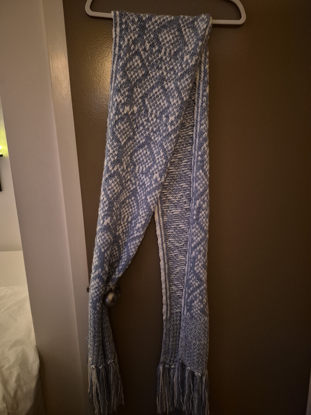 Gorgeous SWEDISH KNIT COTTON/Elasthane LONG SOFT SCARF❤️